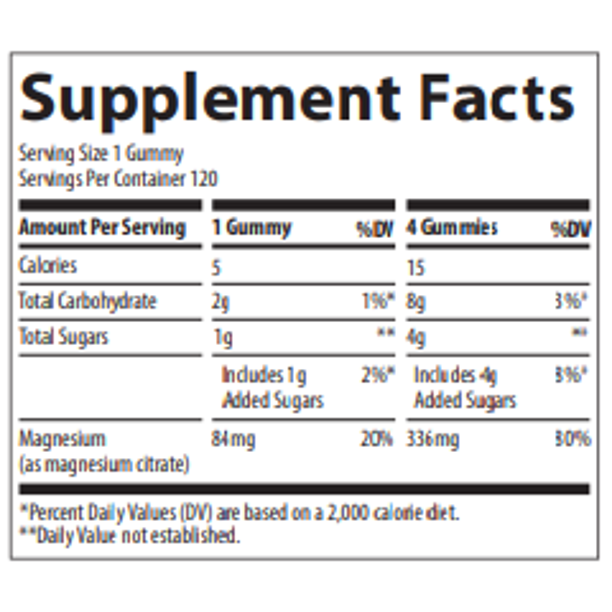 Magnesium Gummies - Tangerine