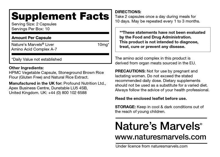 Liver Bioregulator (Nature’s Marvels™)